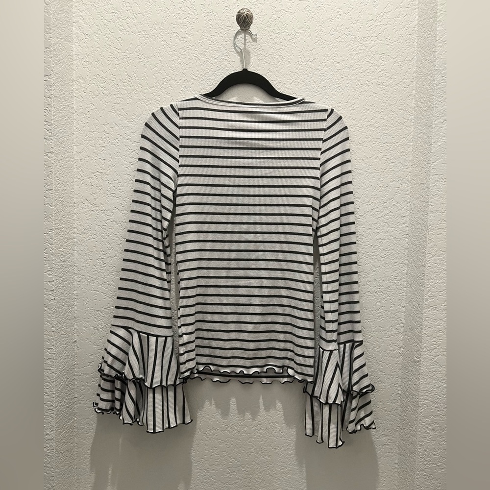 We the Free Good Find ruffle bell sleeve top - Picture 3 of 5